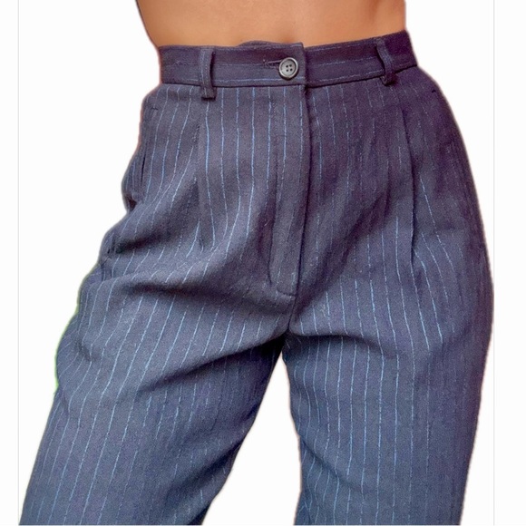 Navy Blue Escada Sport Trousers 36 - Picture 2 of 4